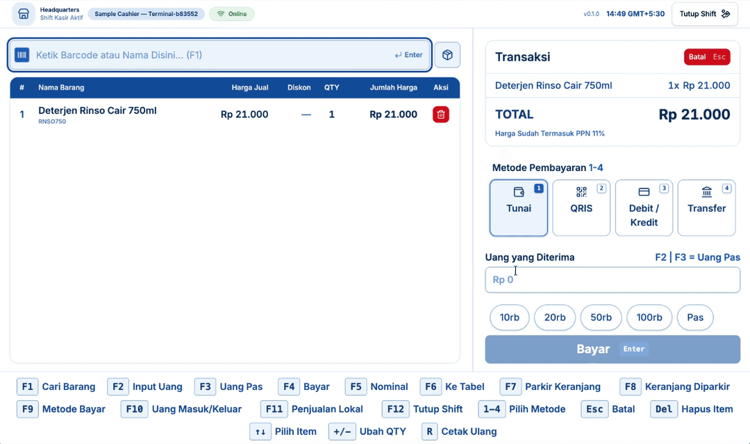 Mekarsari POS System